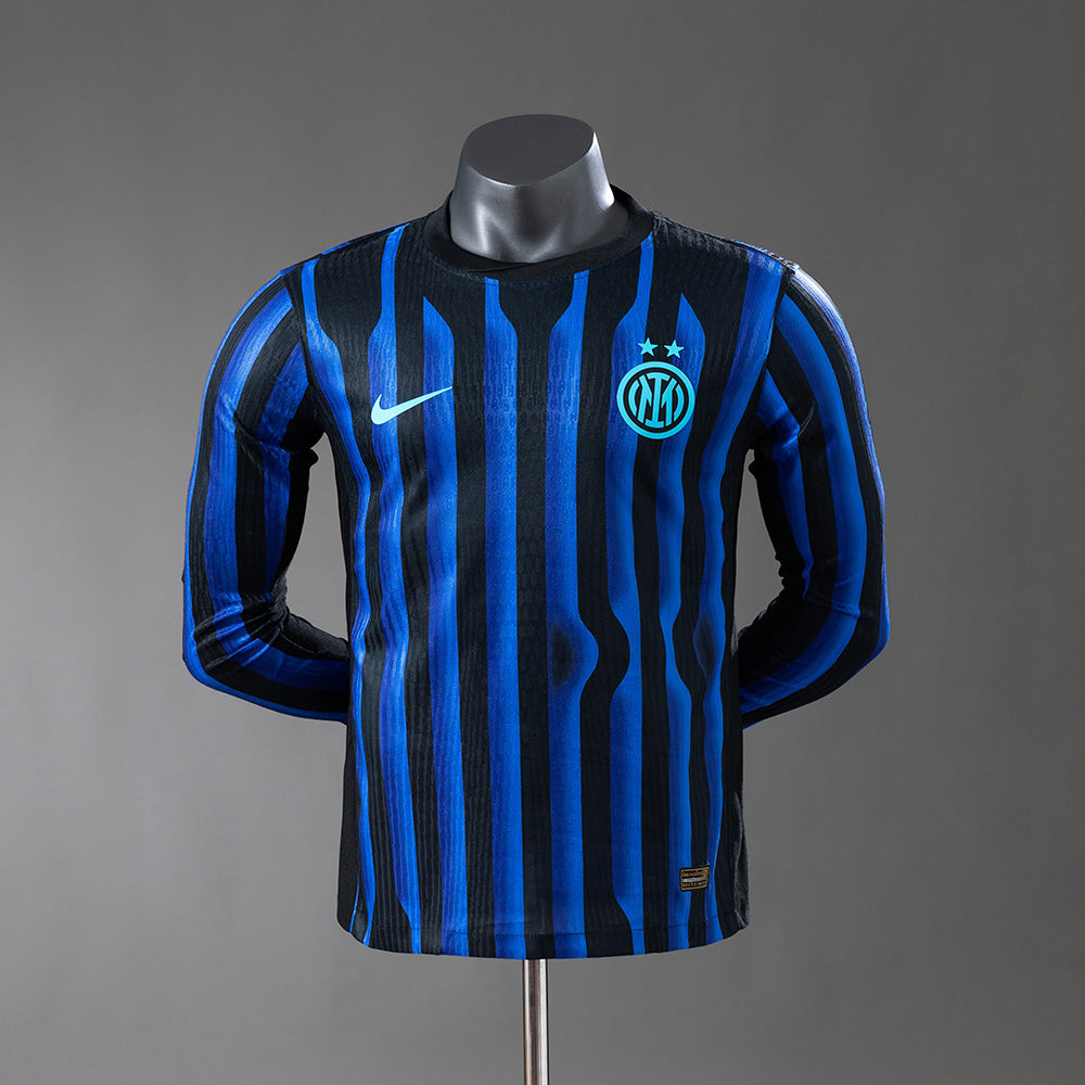 25/26 Inter Milan Home Long Sleeve Stadium Jersey