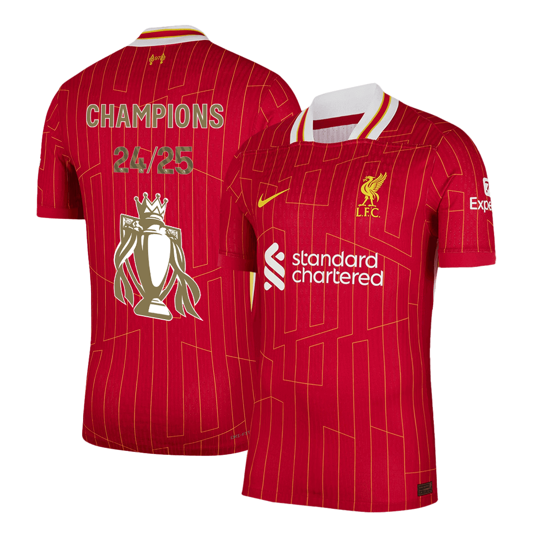 Liverpool Home Premium Soccer Jersey 2024/25 CHAMPIONS 24/25