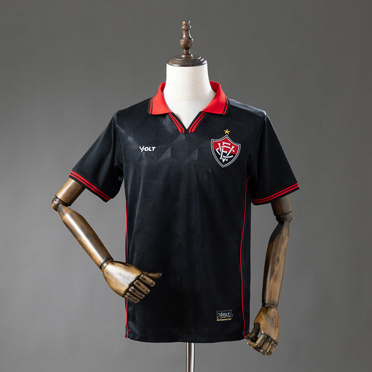 25/26 Vitoria Third Away black soccer Fan Jersey