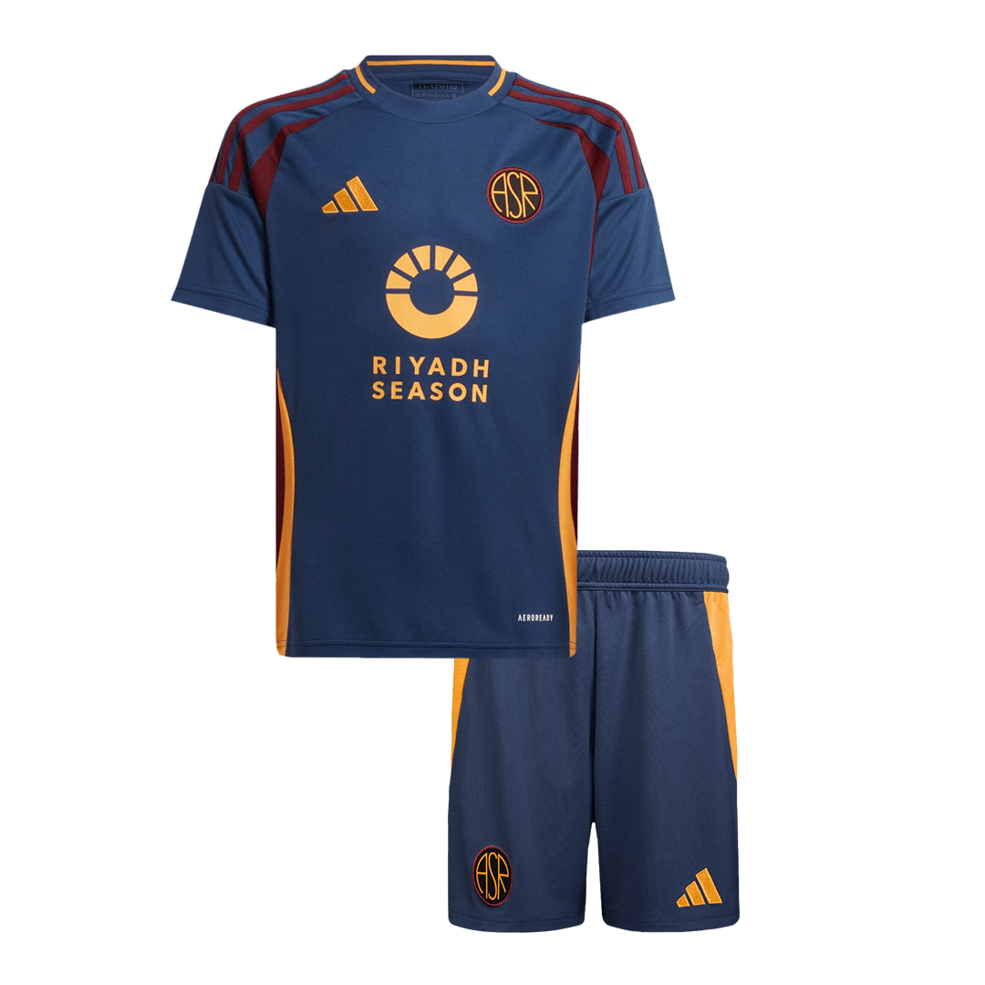 Roma Third Away Kids Soccer Jerseys Kit 2024/25