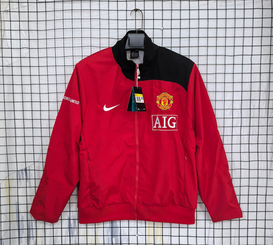 Manchester United 2007/08 Retro Windbreaker Red