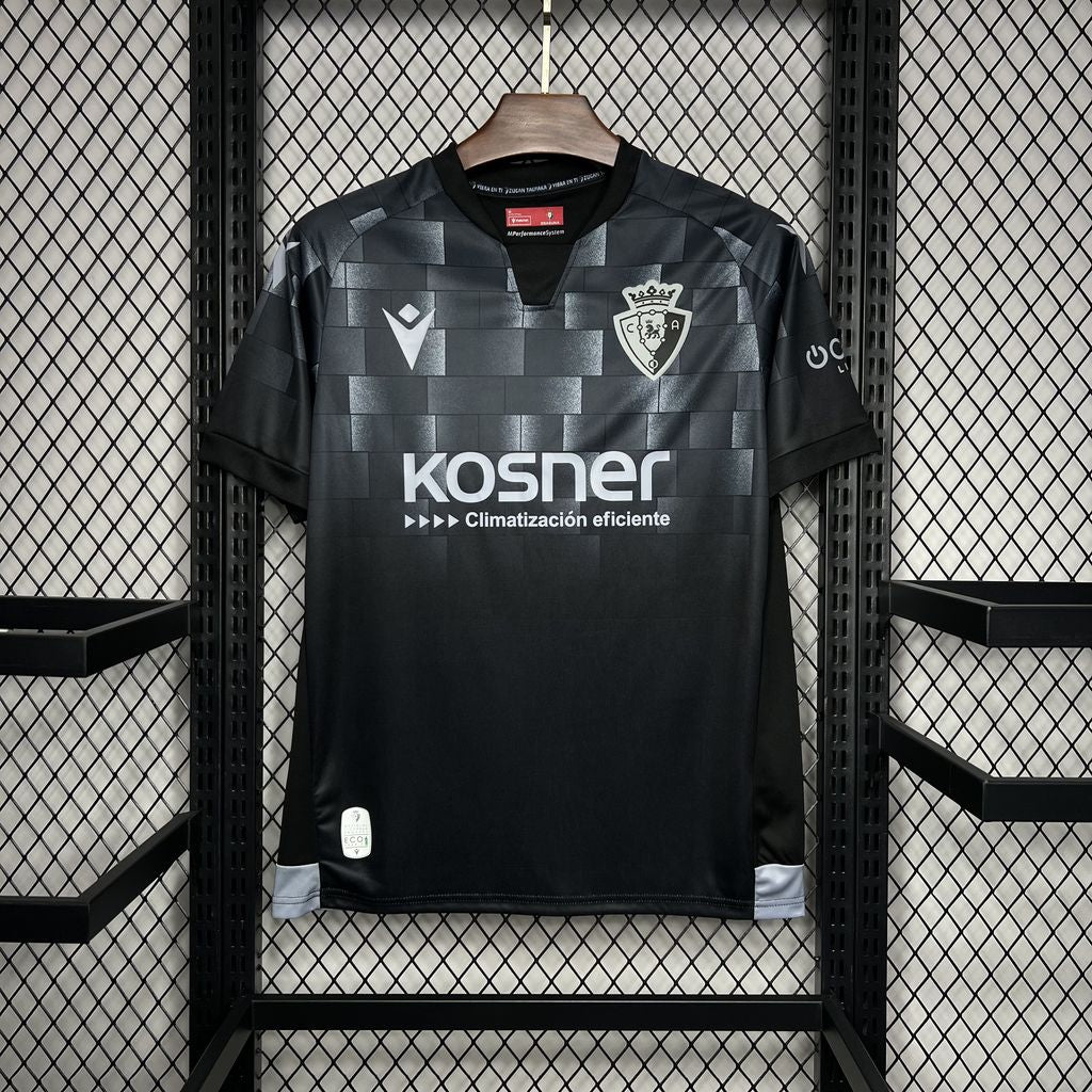 24/25 Osasuna Third Away black soccer Fan Jersey