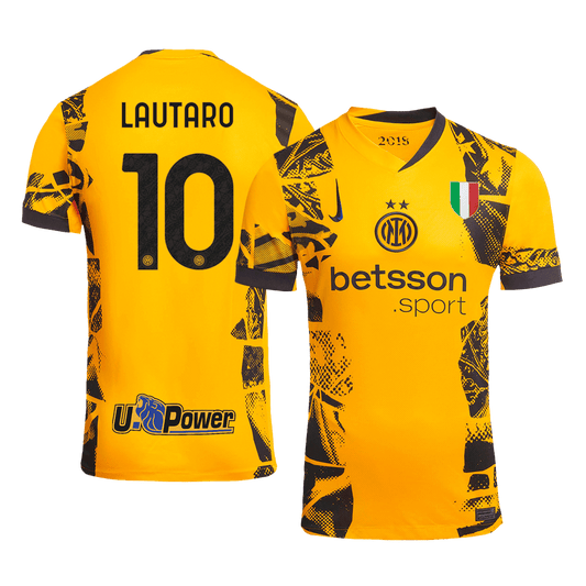 LAUTARO #10 Inter Milan Third Away Soccer Jersey 2024