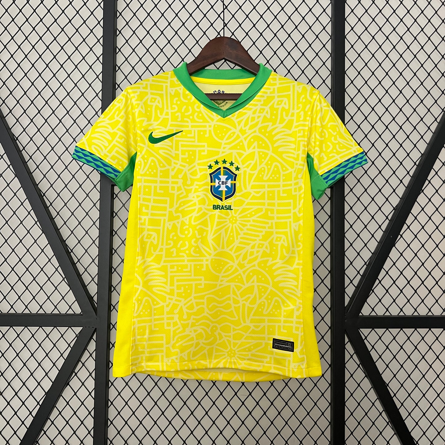 2024 Brazil Women home yellow Women-s soccer Fan Jersey