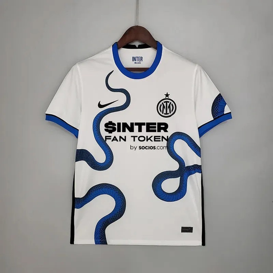 21/22 Inter Milan away white soccer Fan Jersey