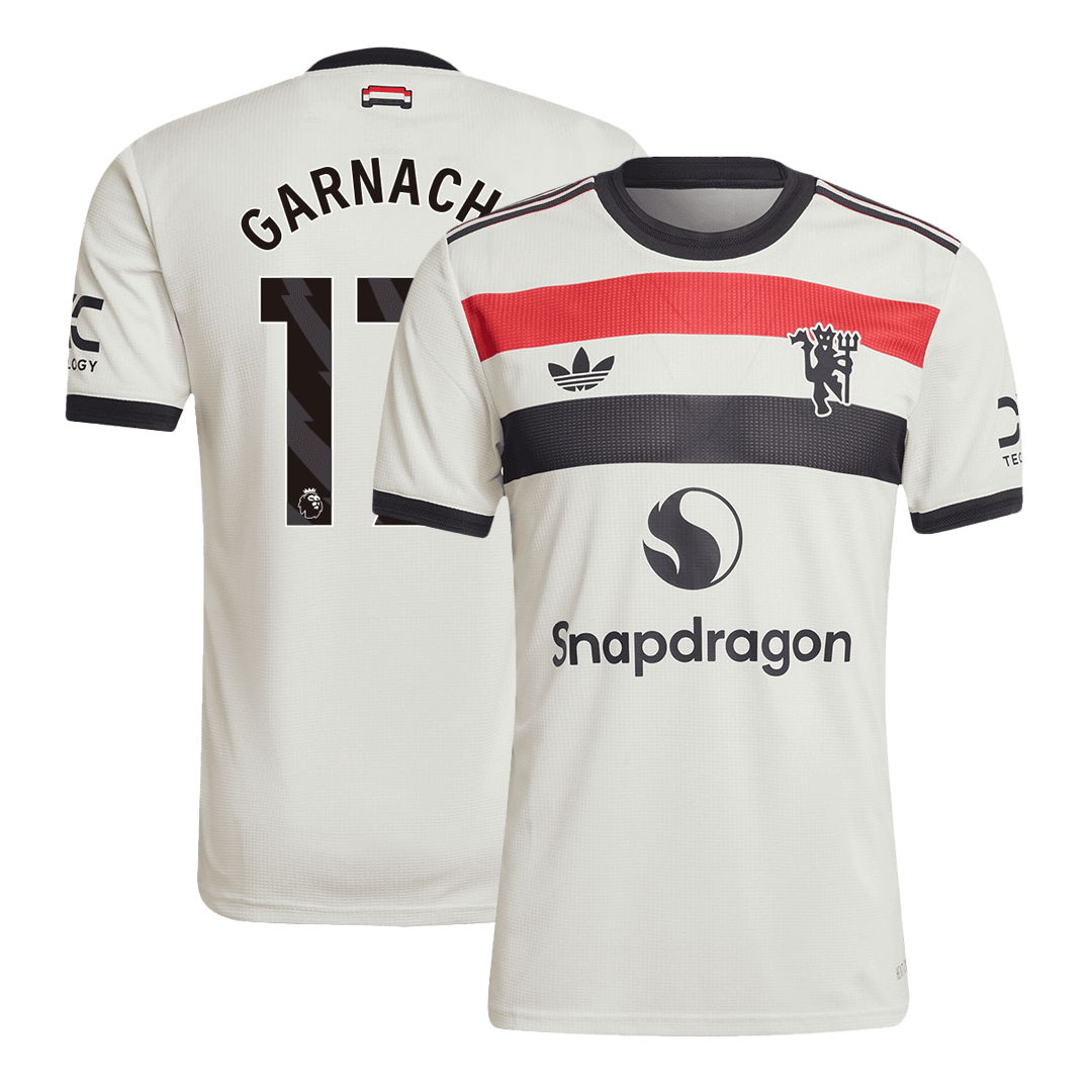 GARNACHO #17 Manchester United Third Away Premium Soccer Jersey 2024/25