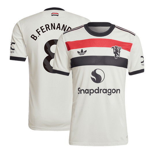 B.FERNANDES #8 Manchester United Third Away Premium Soccer Jersey 2024/25