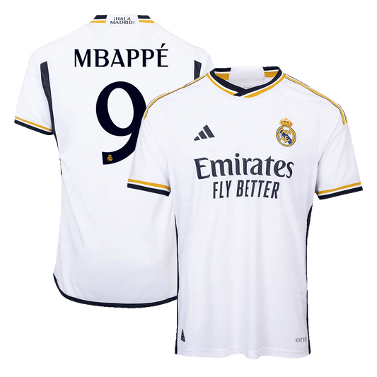 MBAPPE #9 Real Madrid Home Premium Soccer Jersey 2023/24