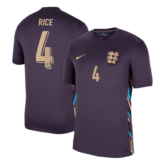 RICE #4 England Away Soccer Jersey 2024