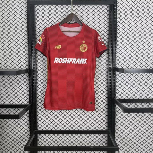 25/26 Toluca Home Woman Soccer Jersery