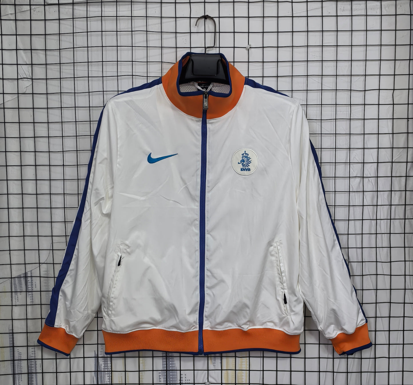 Netherlands 2010 Retro World Cup Windbreaker White