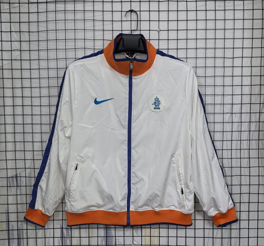 Netherlands 2010 Retro World Cup Windbreaker White
