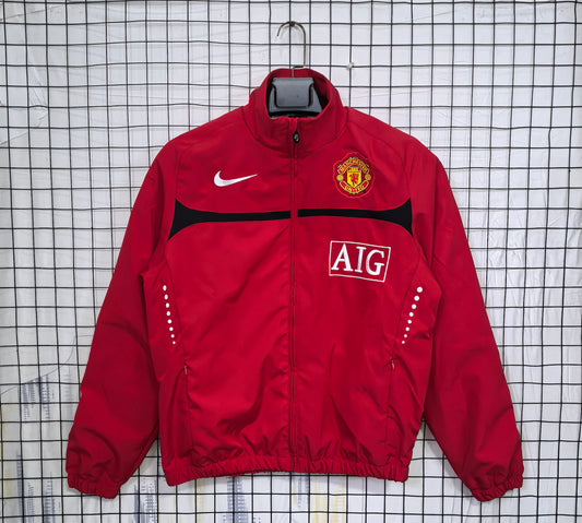 Manchester United 2010/11 Retro Windbreaker Red