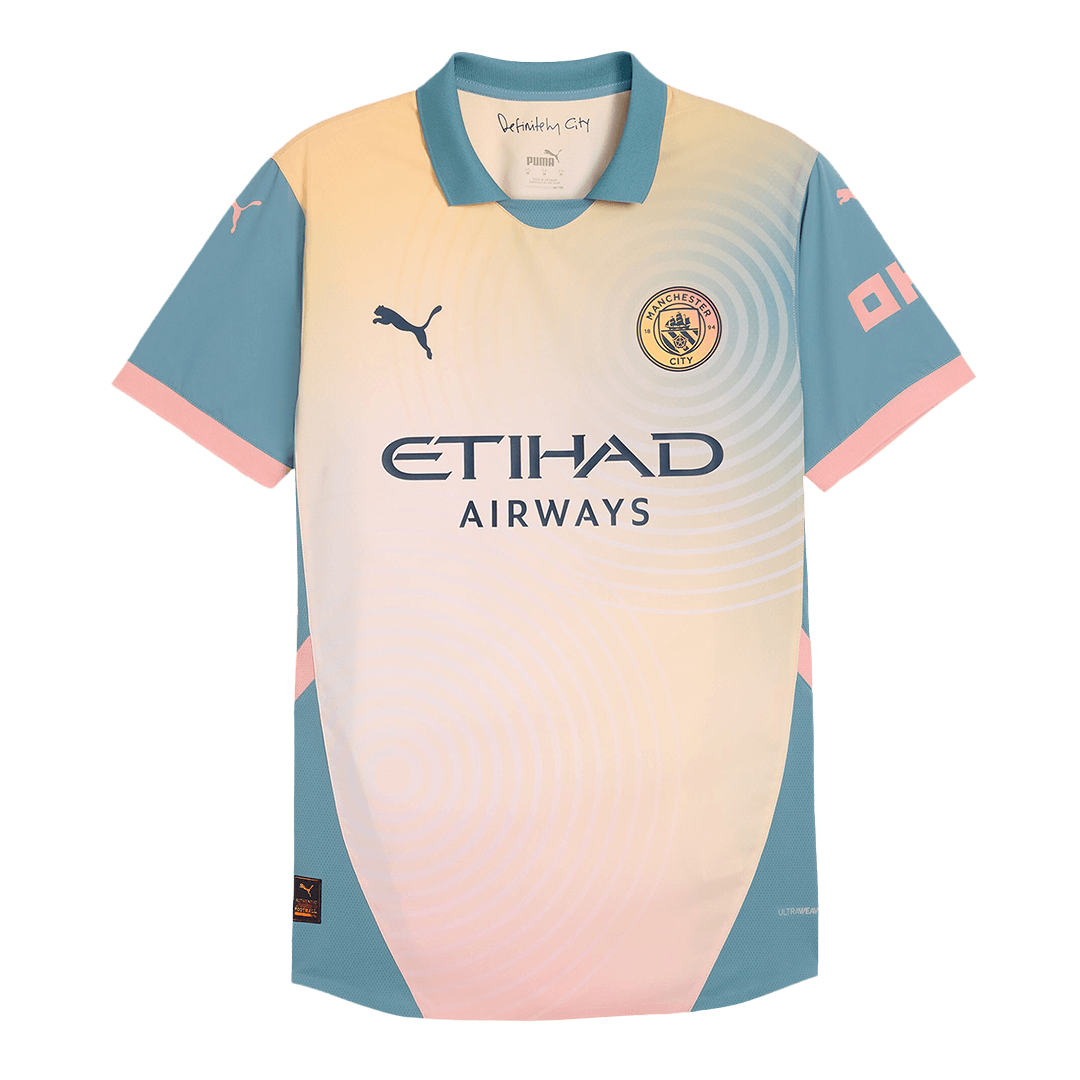 Manchester City Fourth Away Premium Soccer Jersey 2024/25/ Definitely City (UCL)