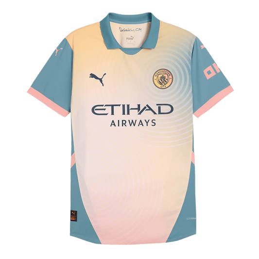 Manchester City Fourth Away Premium Soccer Jersey 2024/25/ Definitely City (UCL)