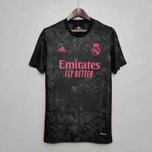 20/21 Real Madrid third away black soccer Fan Jersey