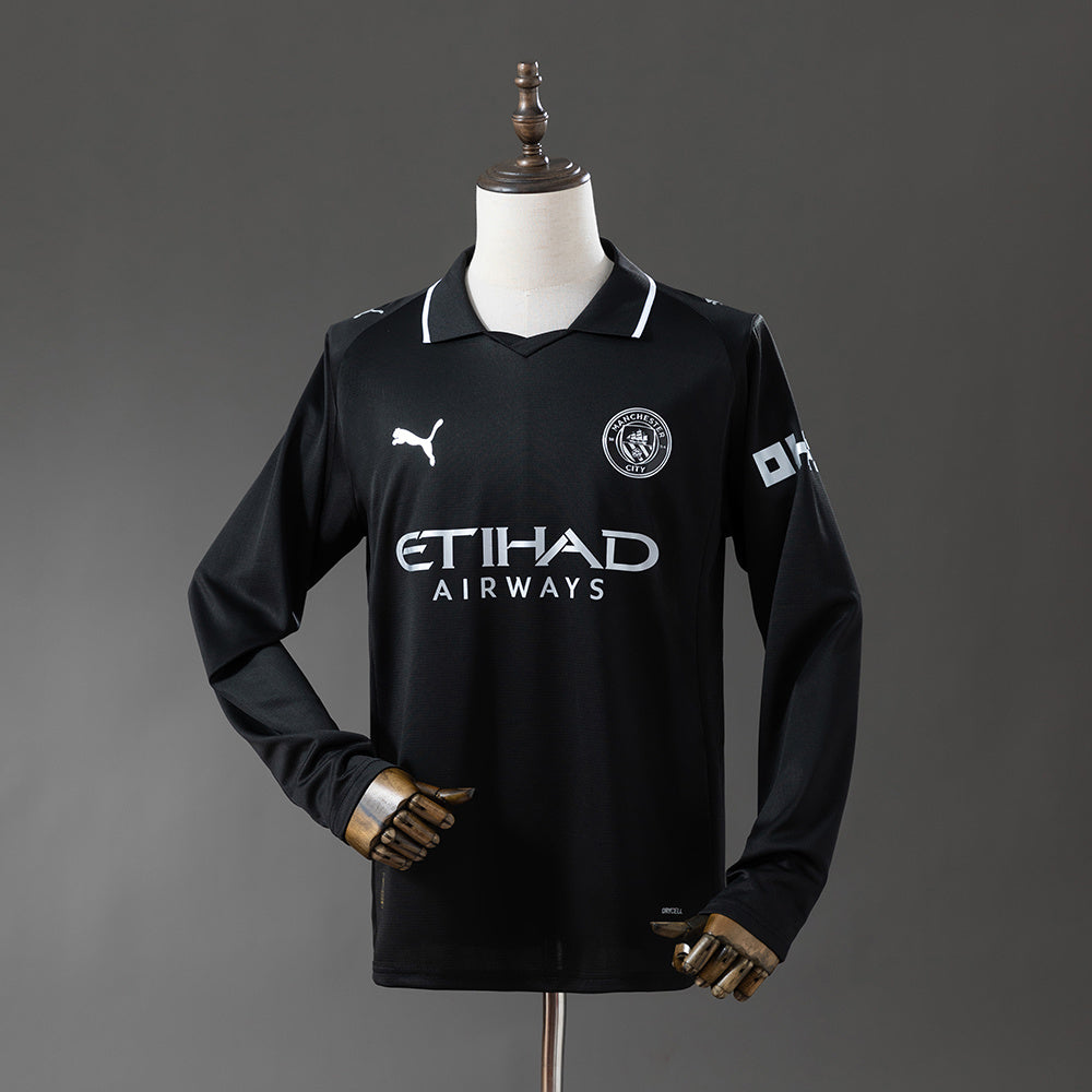 25/26 Manchester City Away Long Sleeve Fan Jersey