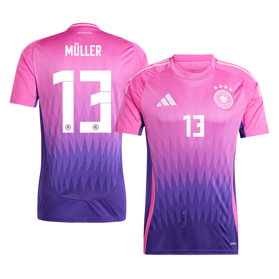 MULLER #13 Germany Away Soccer Jersey EURO 2024