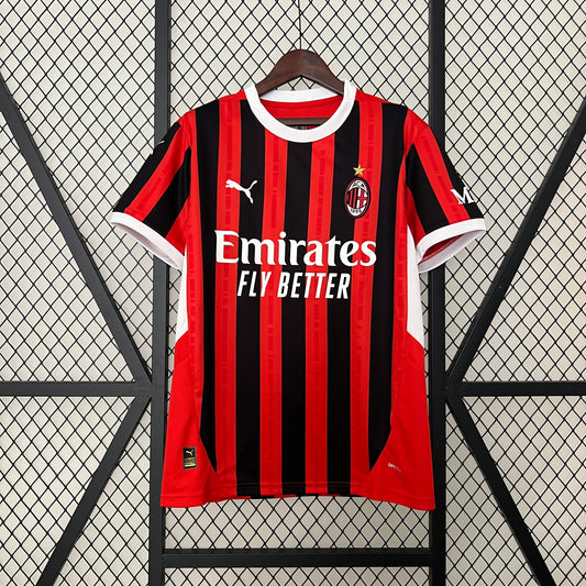 24/25 AC Milan Home Soccer Fan Jersey