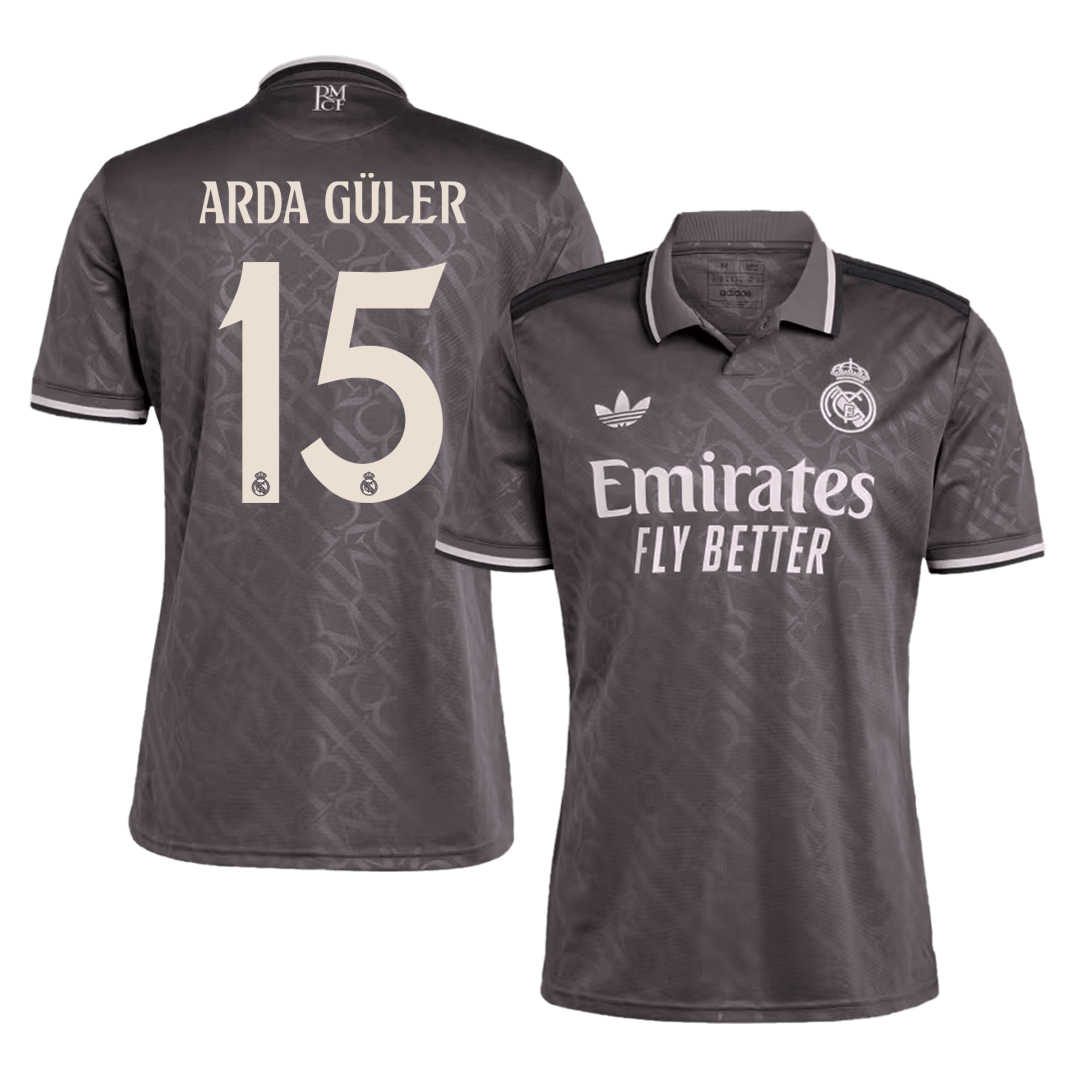 ARDA GULER #15 Real Madrid Third Away Soccer Jersey 2024