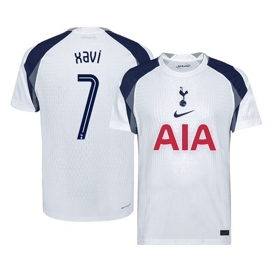 XAVI #7 Tottenham Hotspur Home Stadium Jersey 2025/26 UCL