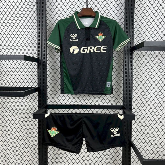 25/26 Real Betis Black Special Edition Kids Fan Jersey