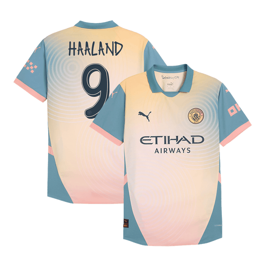 HAALAND #9 Manchester City Fourth Away Premium Soccer Jersey 2024/ Definitely City (UCL)