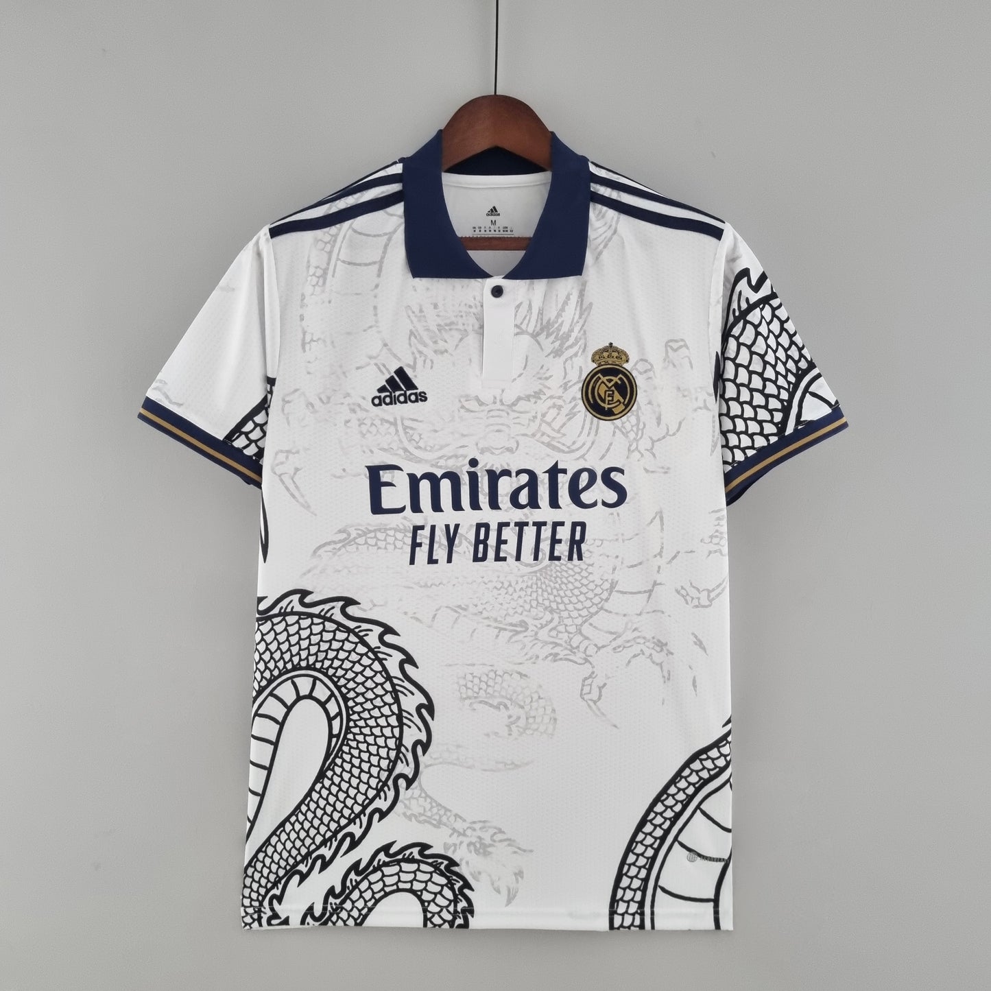 22/23 Real Madrid Chinese Dragon White soccer Fan Jersey