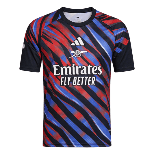 Arsenal Pre-Match Soccer Jersey 2025/26 Blue-Red