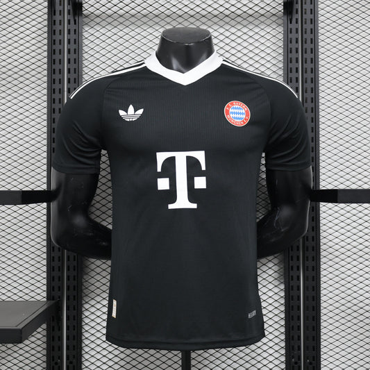 24/25 Bayern Munich Black Goalkeeper Stadium Jersey