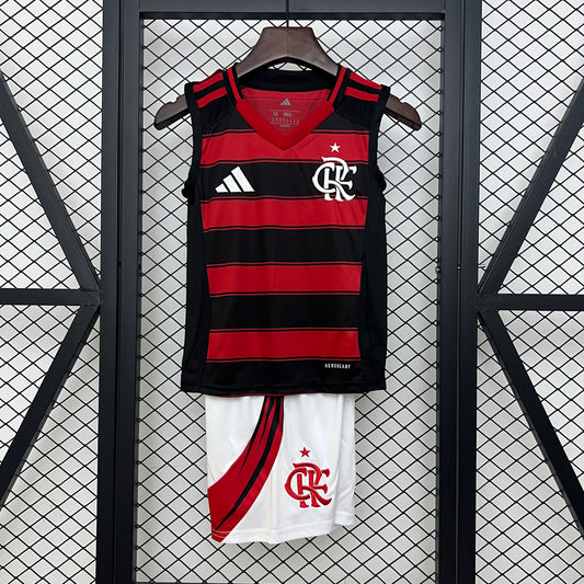 25/26 Flamengo home kids vest Fan Jersey