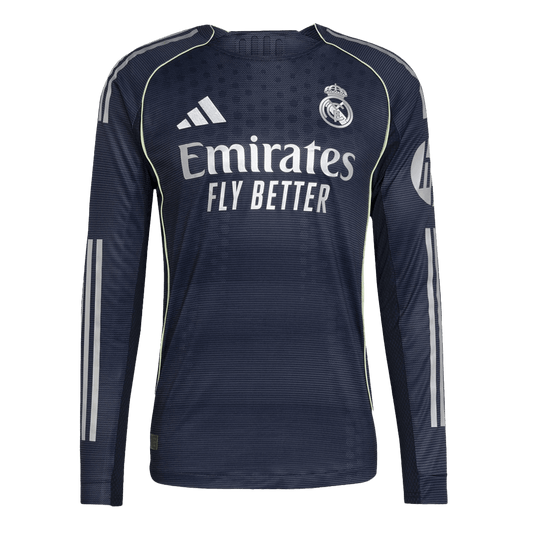 Stadium Jersey Real Madrid Away Long Sleeve Soccer Jersey 2025/26