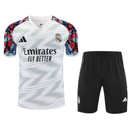 25/26 Real Madrid White Training Fan Jersey
