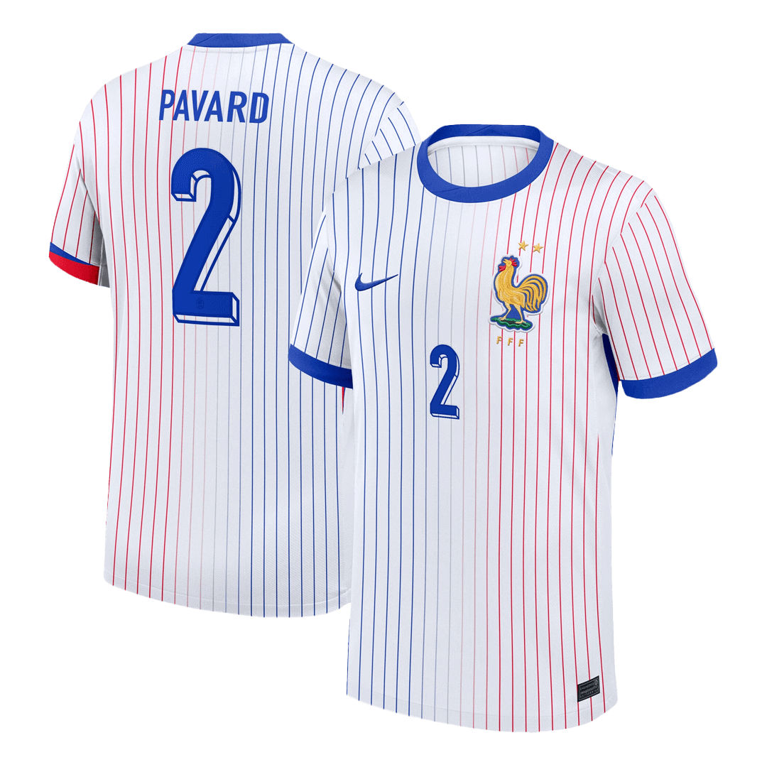 PAVARD #2 France Away Soccer Jersey 2024