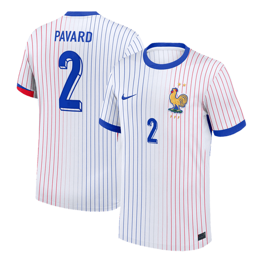 PAVARD #2 France Away Soccer Jersey 2024