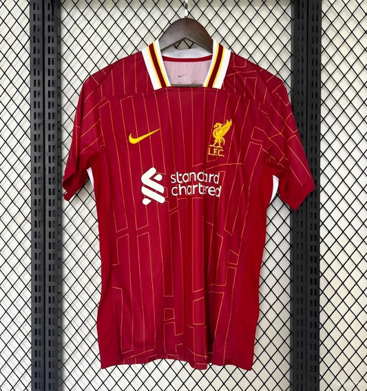 24/25 Liverpool Home Soccer Fan Jersey