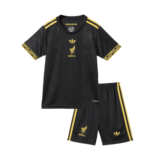 Mexico Third Away Kids Soccer Jerseys Kit 2025 Gold Cup