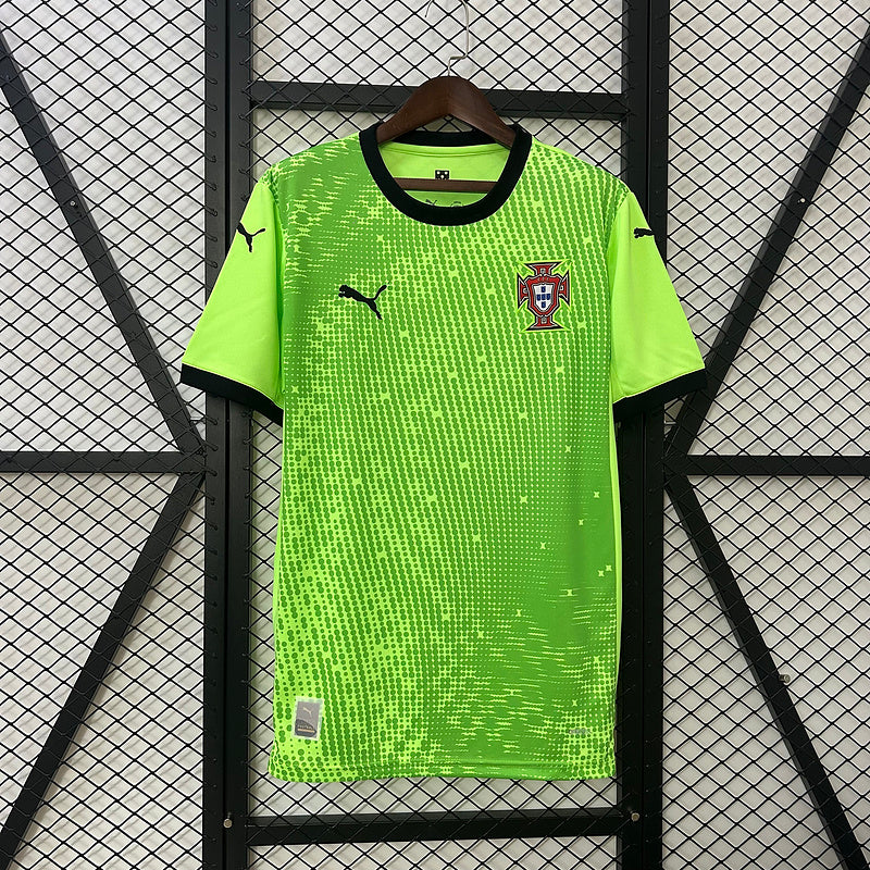 2025 Portugal green goalkeeper Fan Jersey