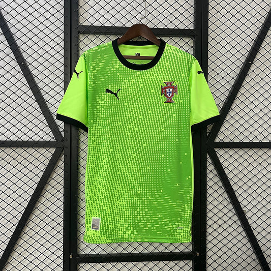 2025 Portugal green goalkeeper Fan Jersey