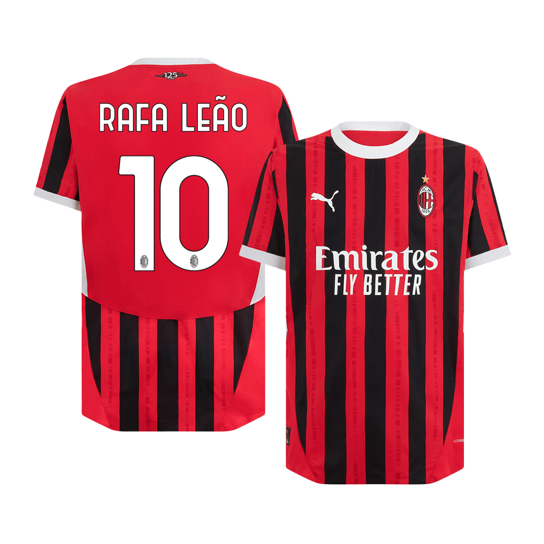 RAFA LEAO #10 AC Milan Home Premium Soccer Jersey 2024