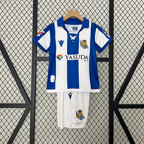 24/25 Real Sociedad home Kids Fan Jersey