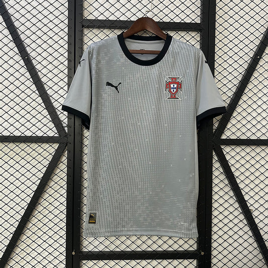 2025 Portugal gray goalkeeper Fan Jersey