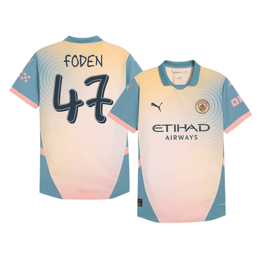 FODEN #47 Manchester City Fourth Away Premium Soccer Jersey 2024/25 Definitely City