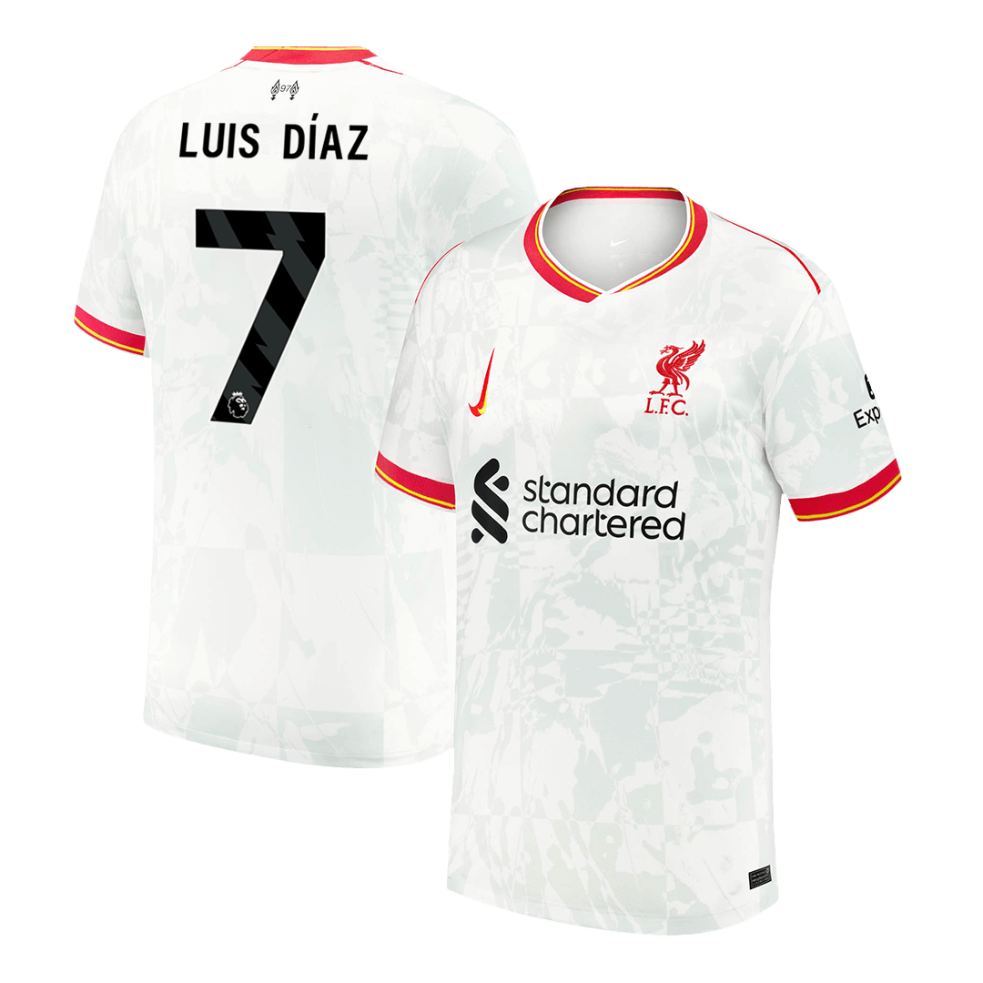 LUIS DIAZ #7 Liverpool Third Away Soccer Jersey 2024