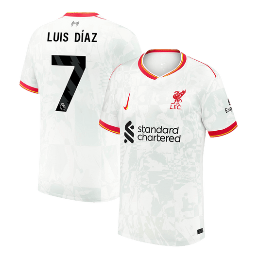 LUIS DIAZ #7 Liverpool Third Away Soccer Jersey 2024