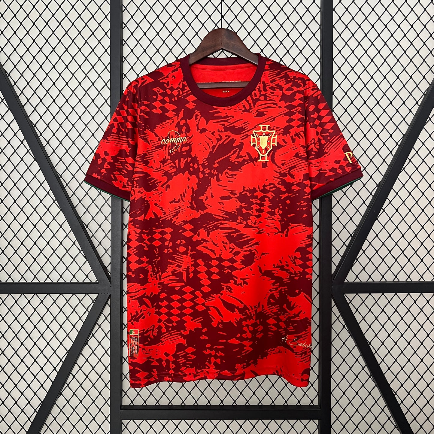 2024 Portugal Training Wear Red Soccer Fan Jersey