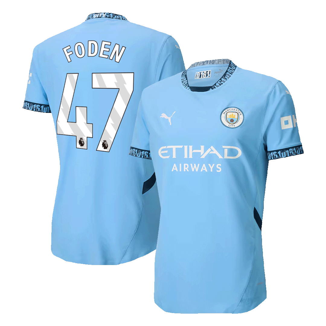 FODEN #47 Manchester City Home Premium Soccer Jersey 2024