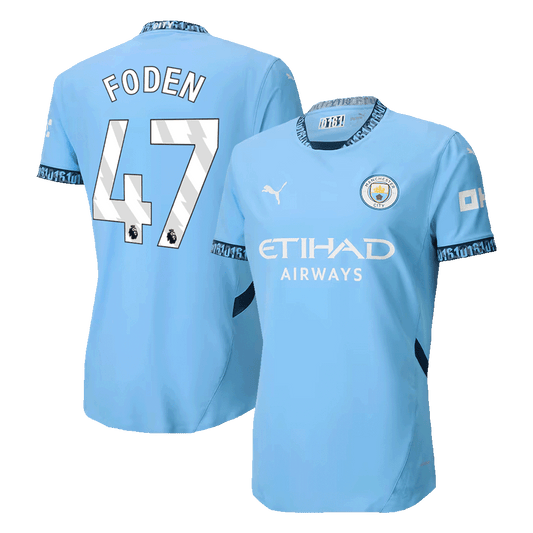 FODEN #47 Manchester City Home Premium Soccer Jersey 2024
