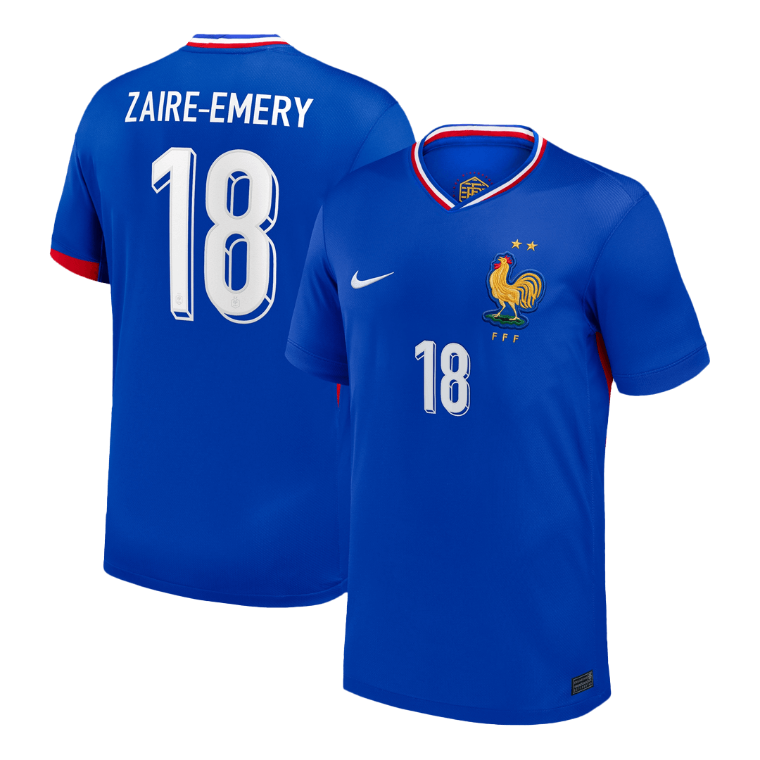 ZAIRE/EMERY #18 France Home Soccer Jersey 2024