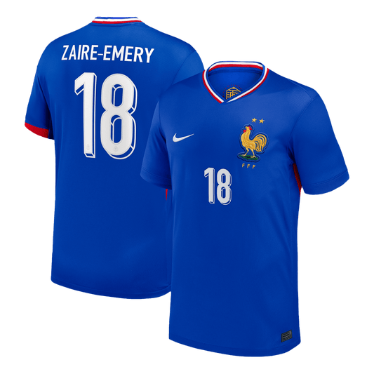 ZAIRE/EMERY #18 France Home Soccer Jersey 2024